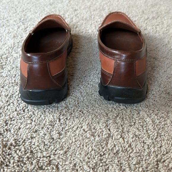 Allen Edmonds Boulder Loafers Mens size 9 D Brown Leather Moc Driving Shoes - Picture 3 of 7